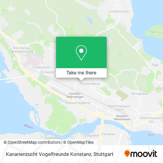 Карта Kanarienzucht Vogelfreunde Konstanz