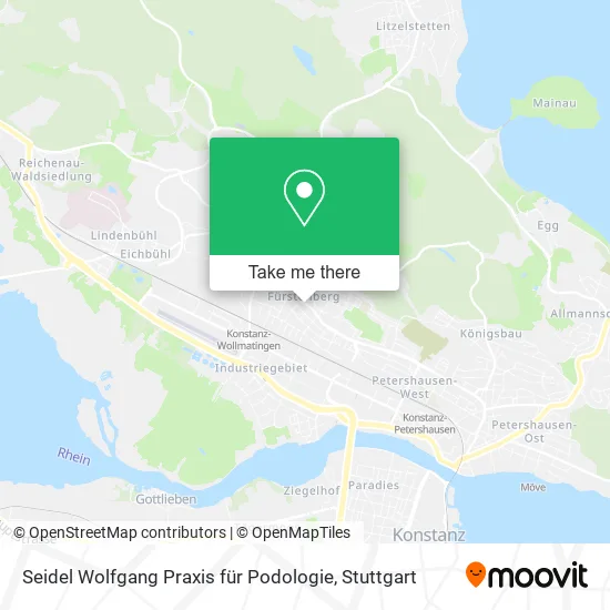 Карта Seidel Wolfgang Praxis für Podologie