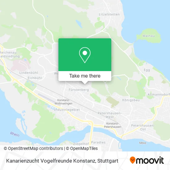 Карта Kanarienzucht Vogelfreunde Konstanz