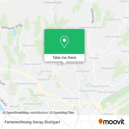 Карта Ferienwohnung Geray