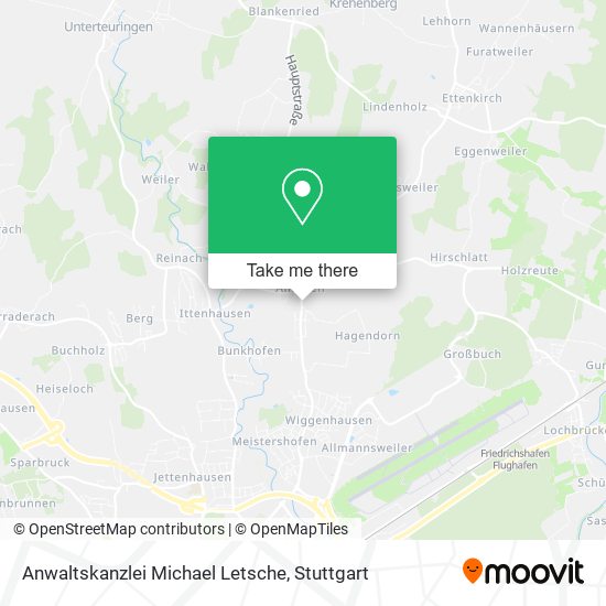 Anwaltskanzlei Michael Letsche map