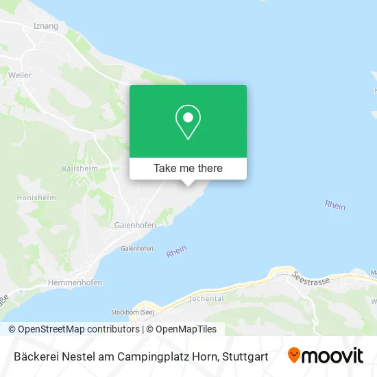 Карта Bäckerei Nestel am Campingplatz Horn
