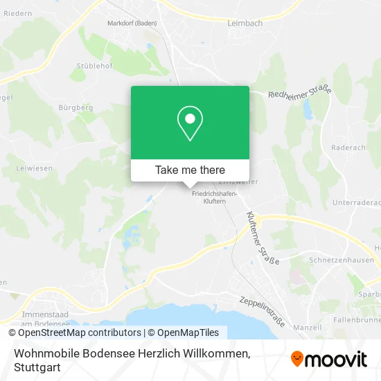 Карта Wohnmobile Bodensee Herzlich Willkommen