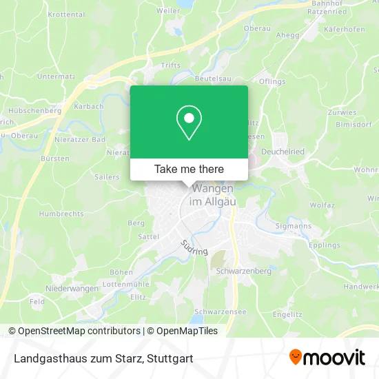 Карта Landgasthaus zum Starz