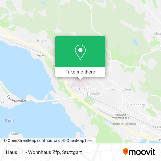 Haus 11 - Wohnhaus Zfp map