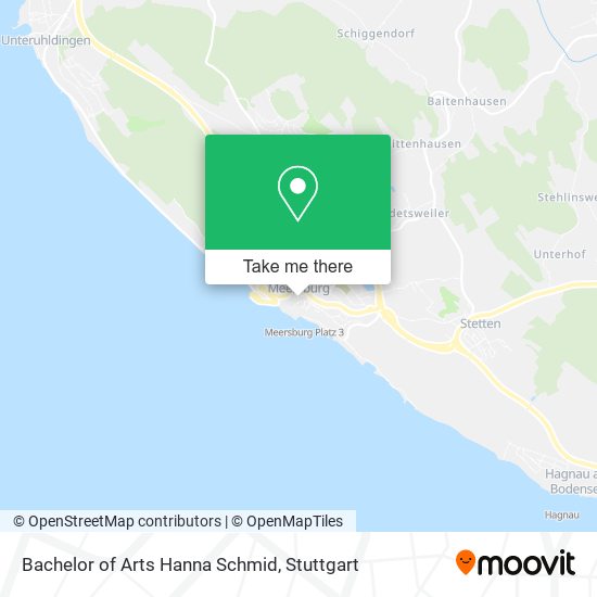 Bachelor of Arts Hanna Schmid map