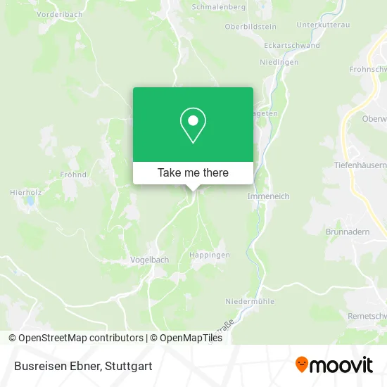 Карта Busreisen Ebner