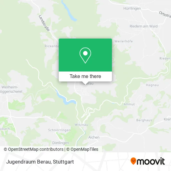 Карта Jugendraum Berau