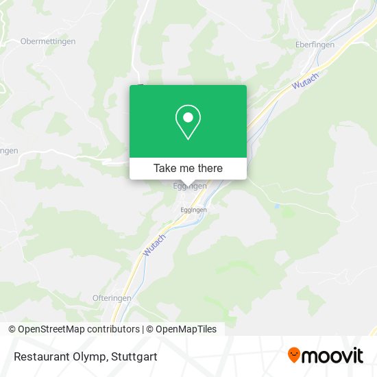 Restaurant Olymp map