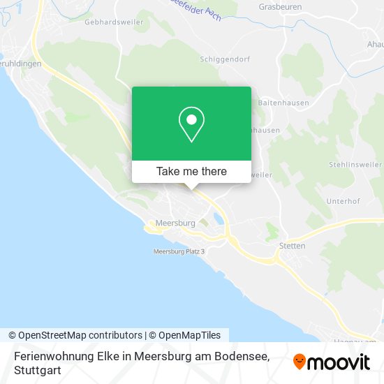 Ferienwohnung Elke in Meersburg am Bodensee map
