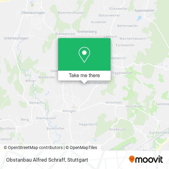 Obstanbau Alfred Schraff map