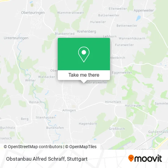 Карта Obstanbau Alfred Schraff