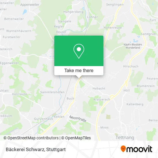 Карта Bäckerei Schwarz