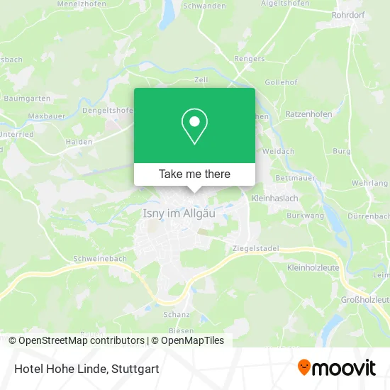 Карта Hotel Hohe Linde