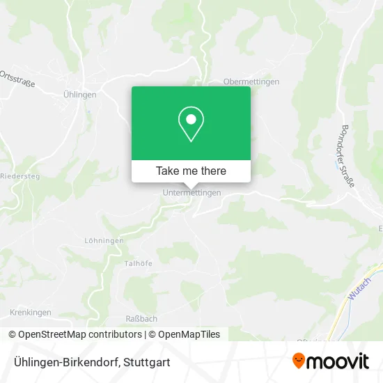 Карта Ühlingen-Birkendorf