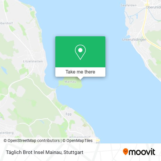 Карта Täglich Brot Insel Mainau