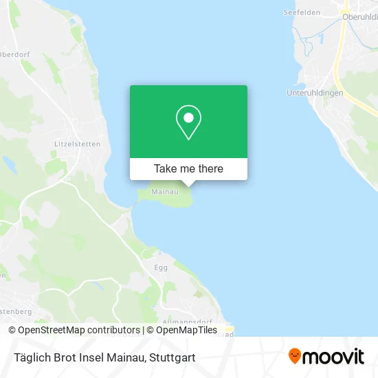 Карта Täglich Brot Insel Mainau