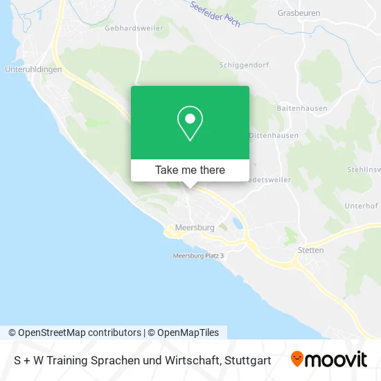 Карта S + W Training Sprachen und Wirtschaft
