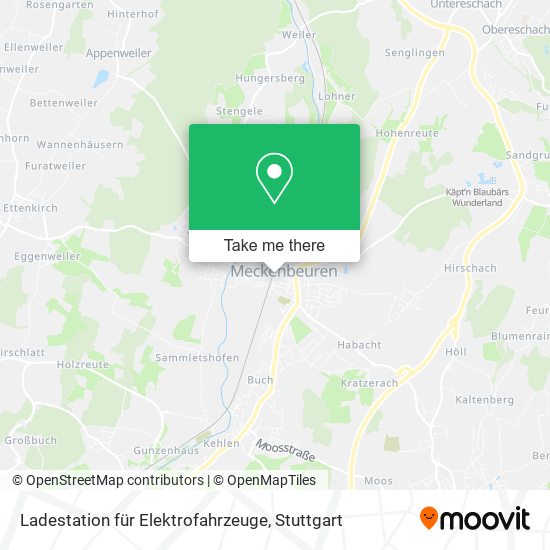 Ladestation für Elektrofahrzeuge map