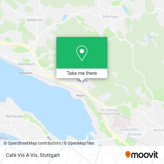 Карта Café Vis A Vis