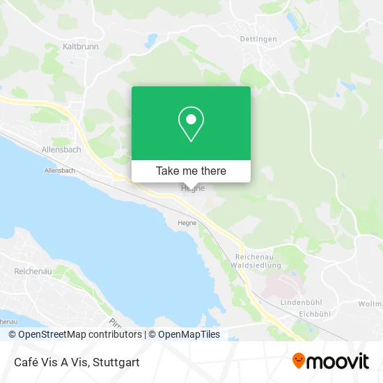 Карта Café Vis A Vis