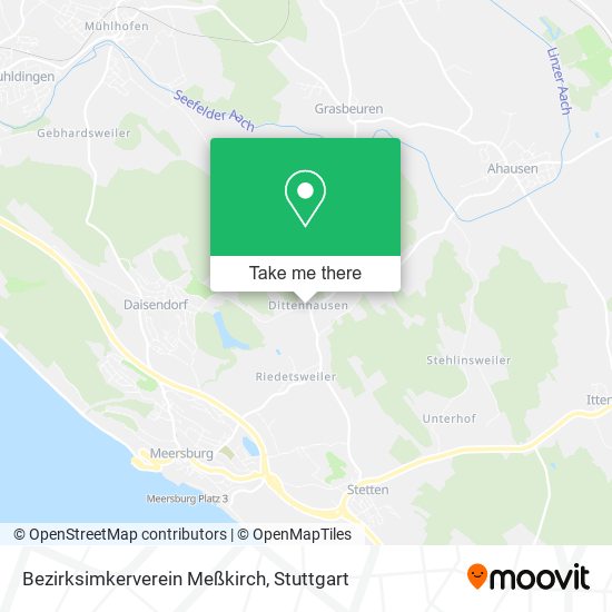 Bezirksimkerverein Meßkirch map