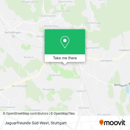 Jaguarfreunde Süd-West map