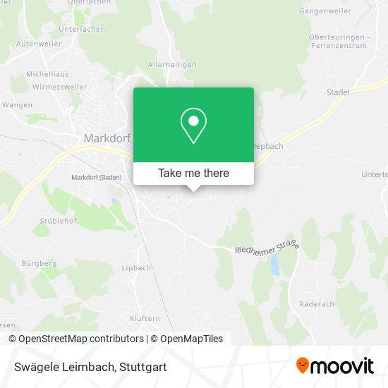 Swägele Leimbach map