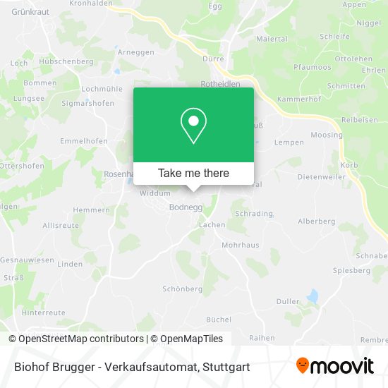 Карта Biohof Brugger - Verkaufsautomat