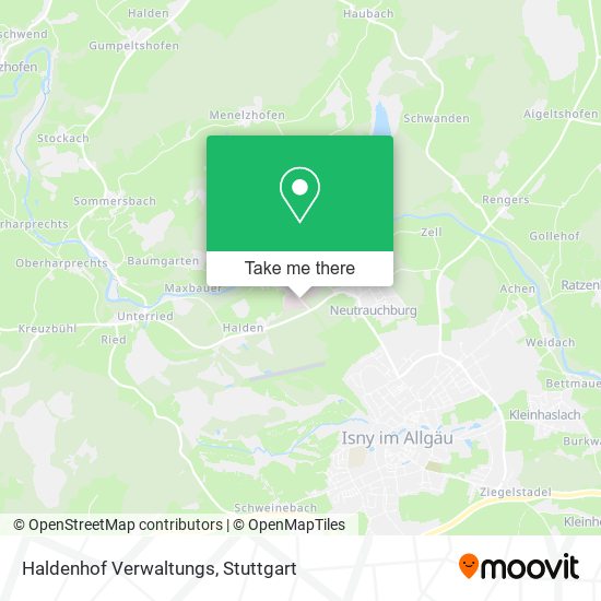 Haldenhof Verwaltungs map