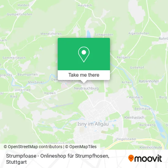 Карта Strumpfoase - Onlineshop für Strumpfhosen
