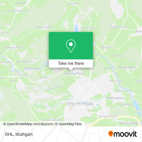 Карта DHL