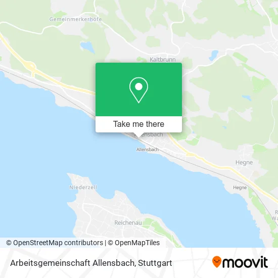 Карта Arbeitsgemeinschaft Allensbach