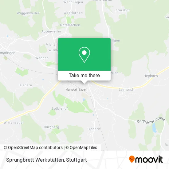Карта Sprungbrett Werkstätten