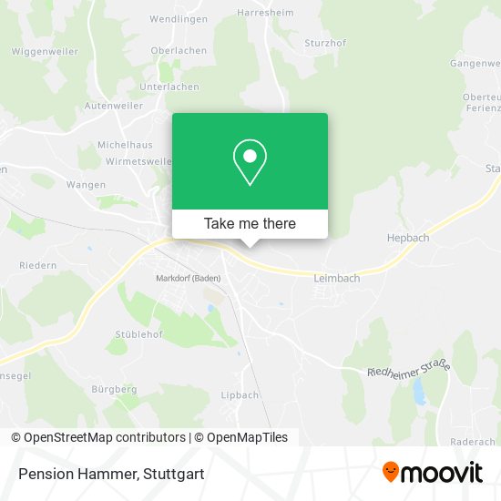 Pension Hammer map