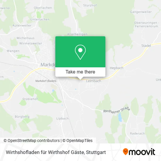 Карта Wirthshofladen für Wirthshof Gäste