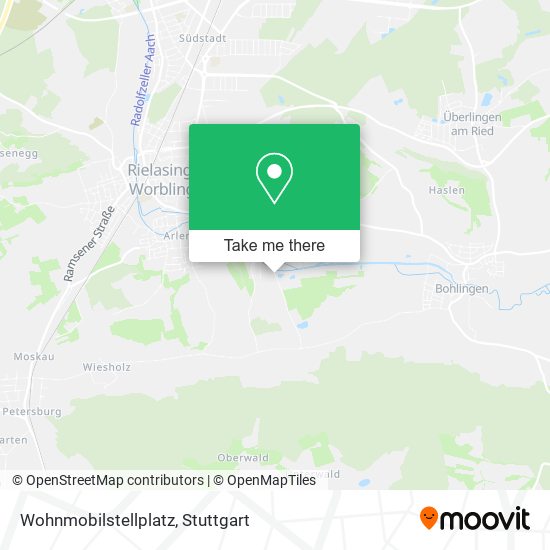 Карта Wohnmobilstellplatz