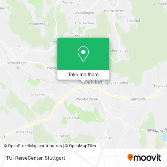 Карта TUI ReiseCenter