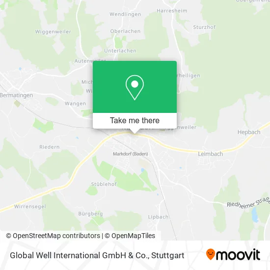 Карта Global Well International GmbH & Co.