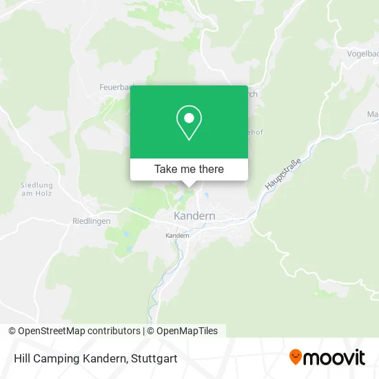 Карта Hill Camping Kandern