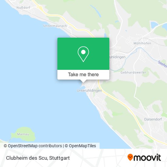 Карта Clubheim des Scu