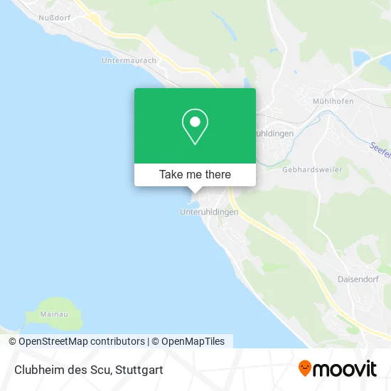 Карта Clubheim des Scu