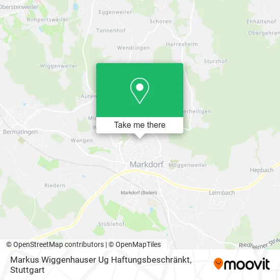 Карта Markus Wiggenhauser Ug Haftungsbeschränkt