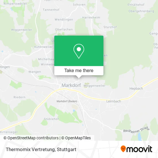 Карта Thermomix Vertretung