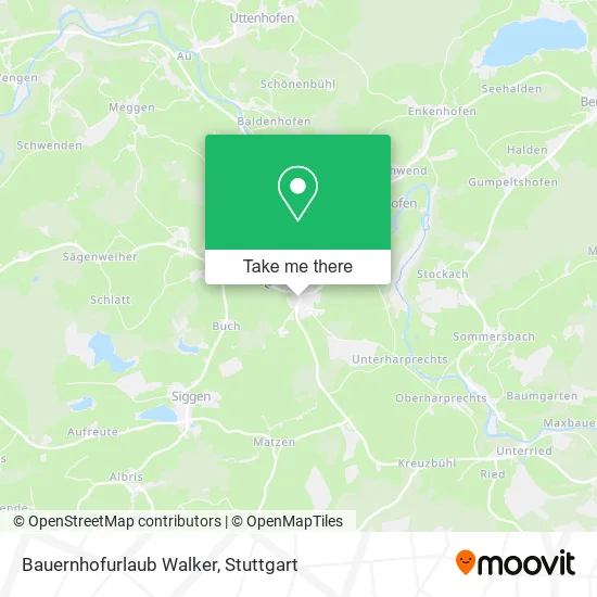 Карта Bauernhofurlaub Walker