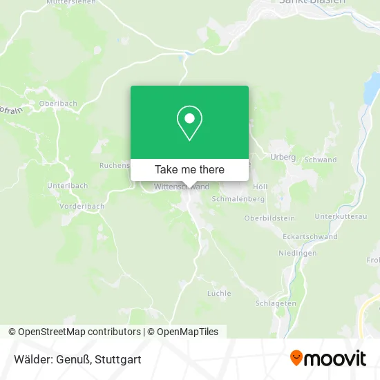 Карта Wälder: Genuß