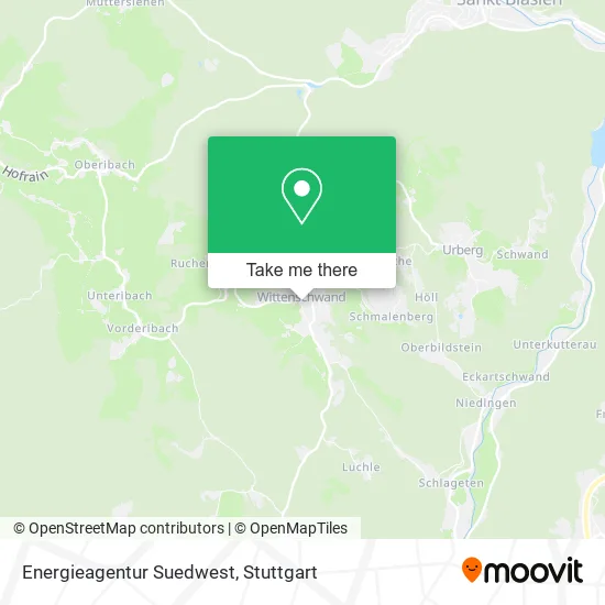 Карта Energieagentur Suedwest