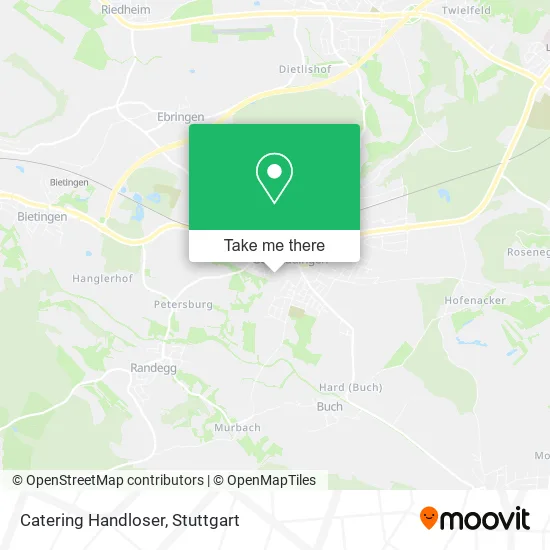 Карта Catering Handloser