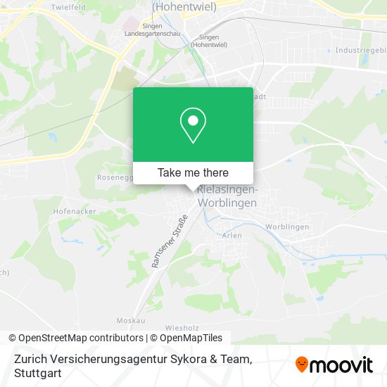 Карта Zurich Versicherungsagentur Sykora & Team