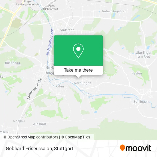 Карта Gebhard Friseursalon